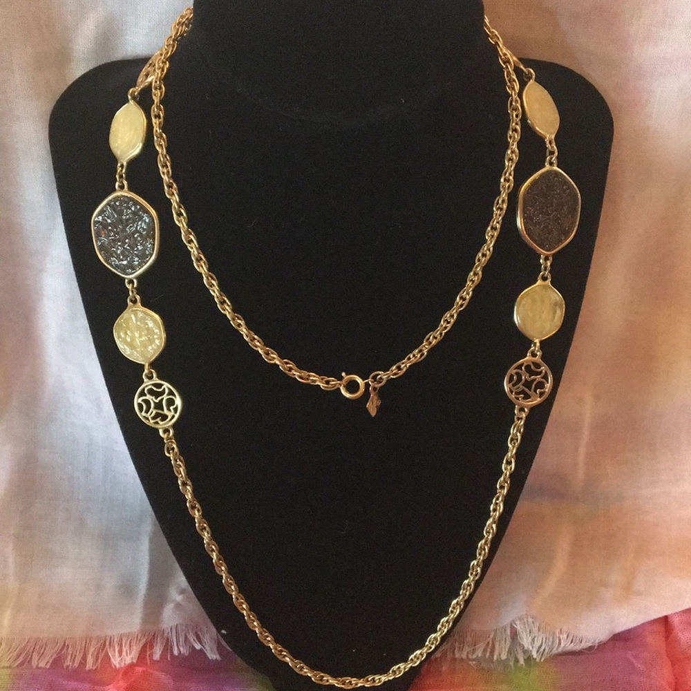 Sarah Coventry Long Necklace & Earring Set